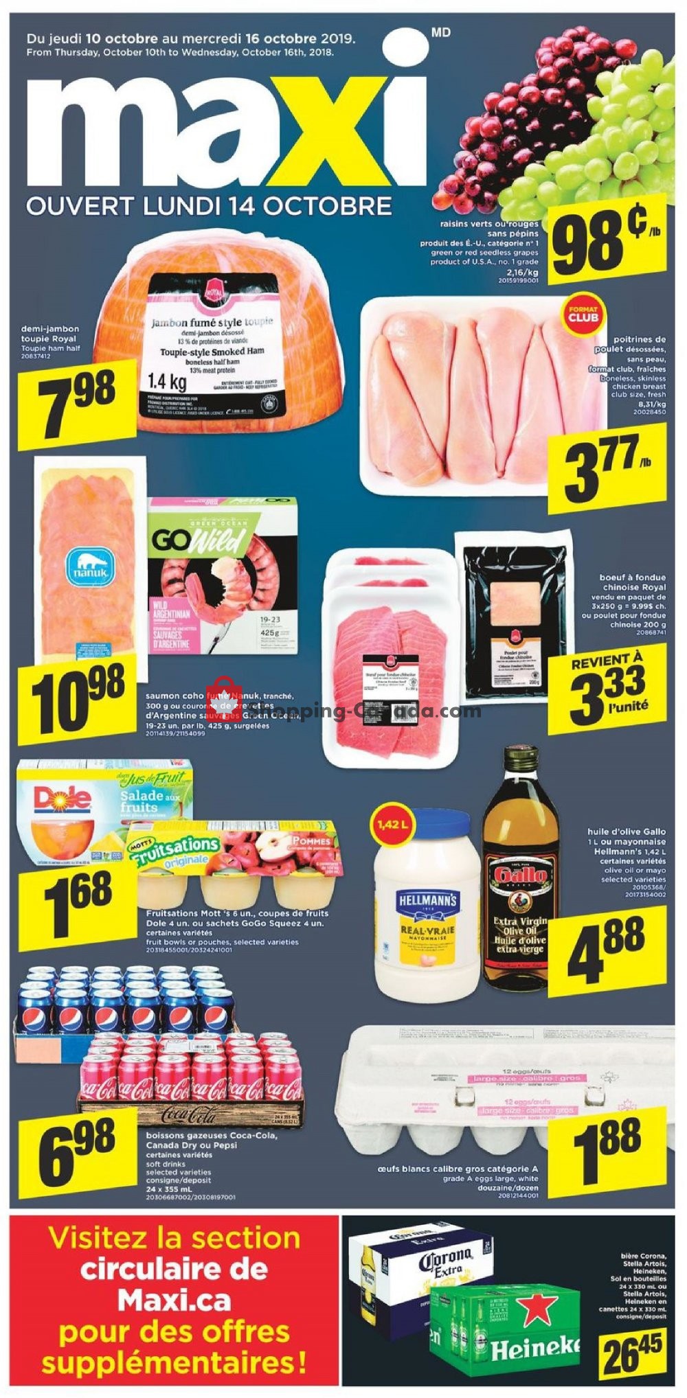 Maxi flyer from Thursday October 10, 2019 to Wednesday October 16, 2019 - page 1