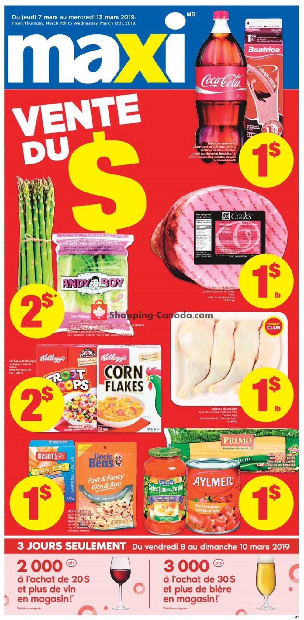 Maxi flyer from Thursday March 7, 2019 to Wednesday March 13, 2019 - page 1