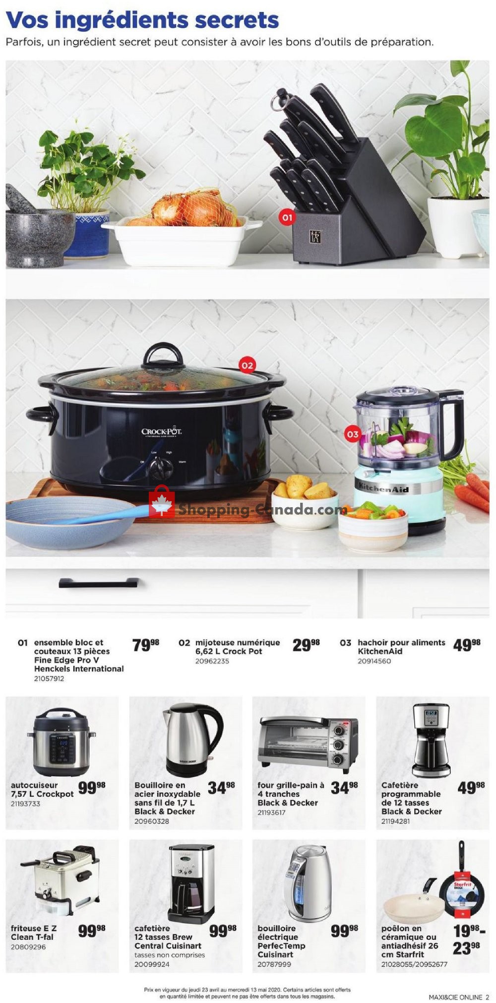Maxi flyer from Thursday April 23, 2020 to Wednesday May 13, 2020 - page 3