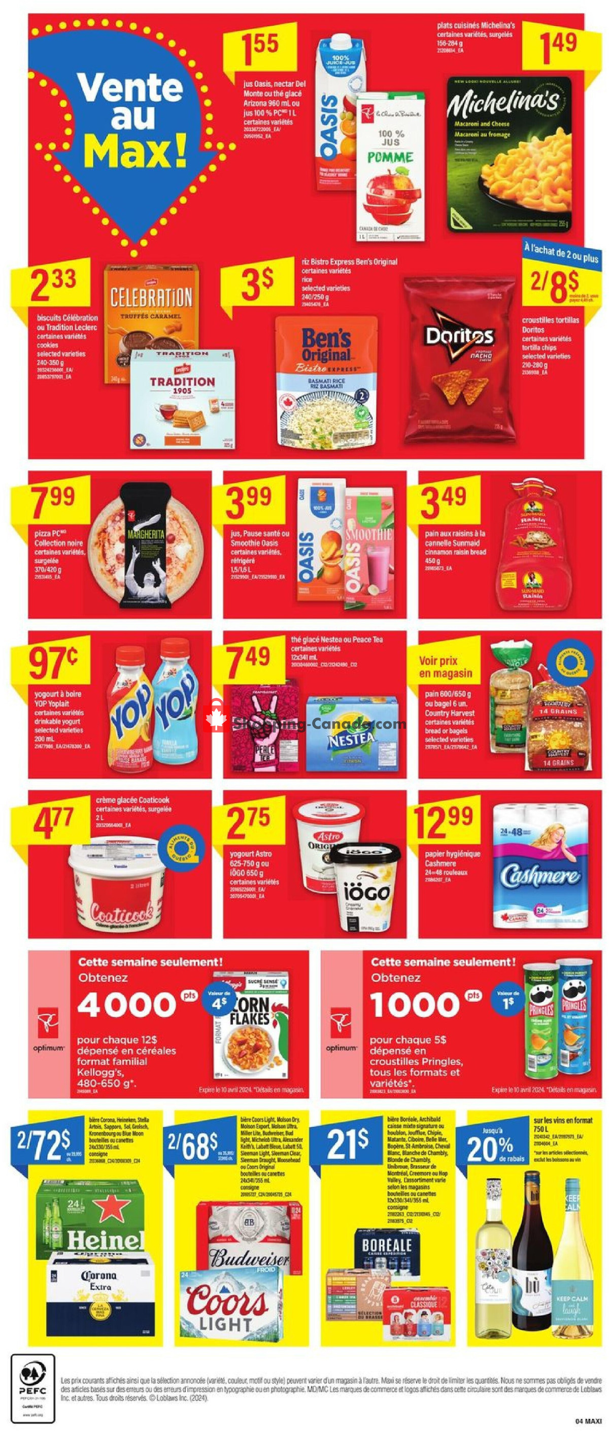 Maxi flyer from Thursday April 4, 2024 to Wednesday April 10, 2024 - page 6