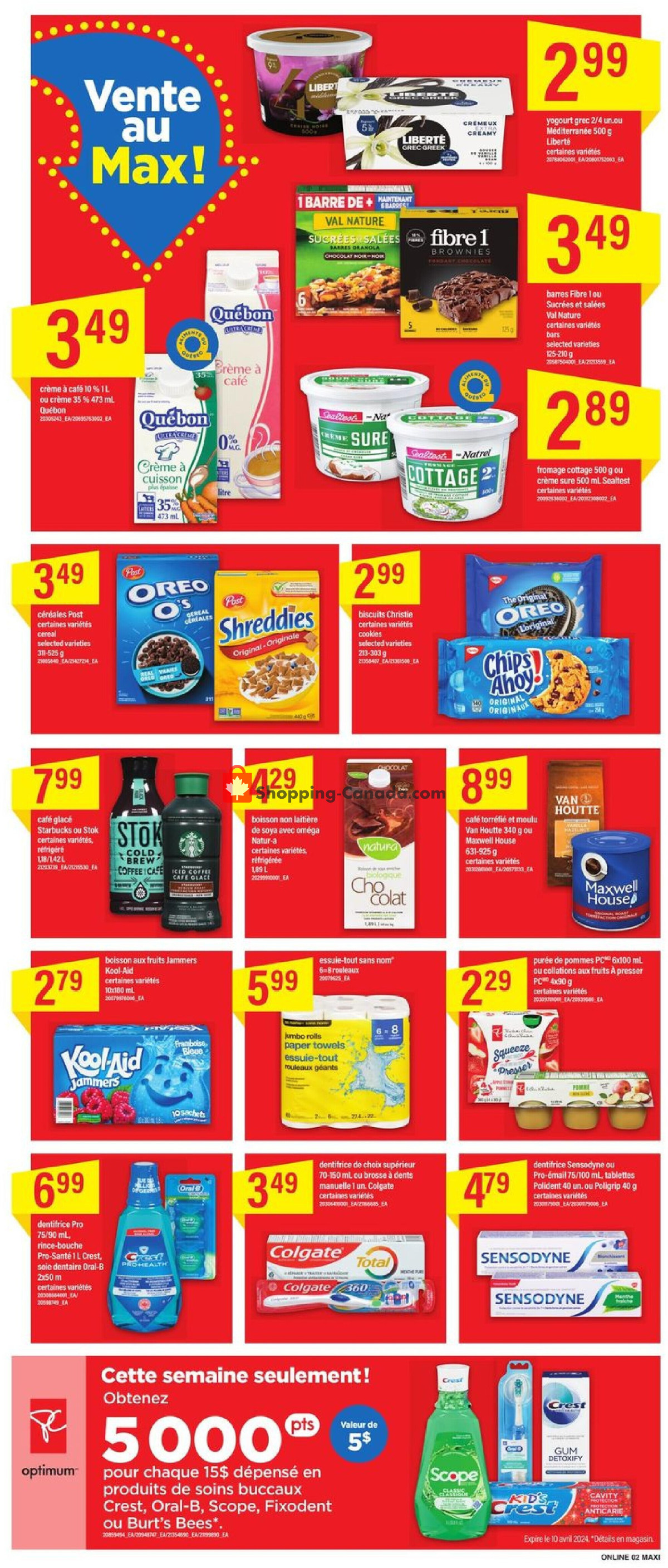 Maxi flyer from Thursday April 4, 2024 to Wednesday April 10, 2024 - page 9