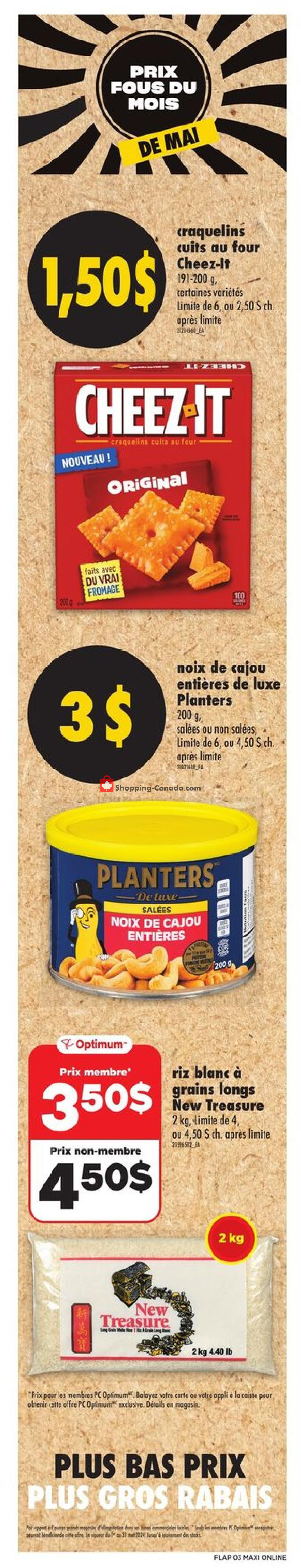 Maxi flyer from Thursday May 2, 2024 to Wednesday May 8, 2024 - page 3