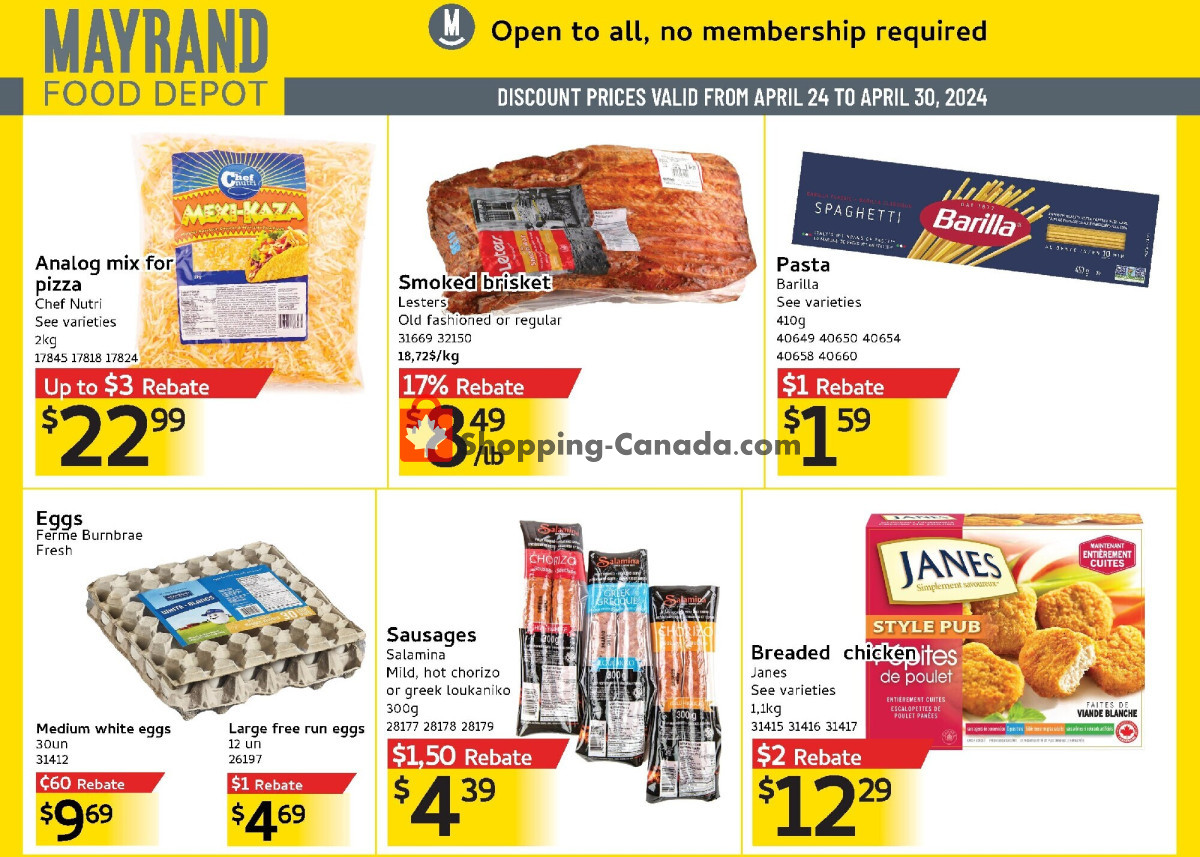 Mayrand flyer from Wednesday April 24, 2024 to Tuesday April 30, 2024 - page 3