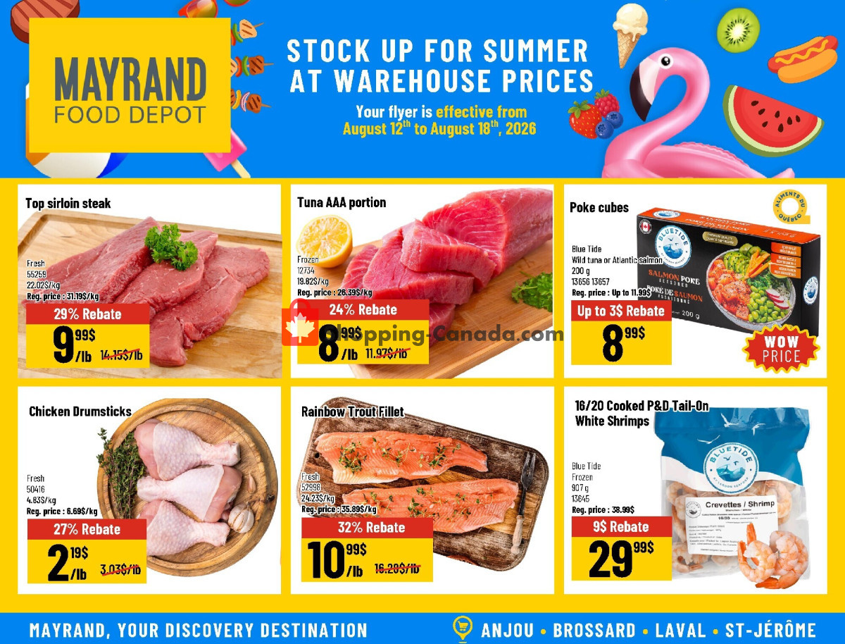 Mayrand flyer from Wednesday August 12, 2026 to Tuesday August 18, 2026 - page 2