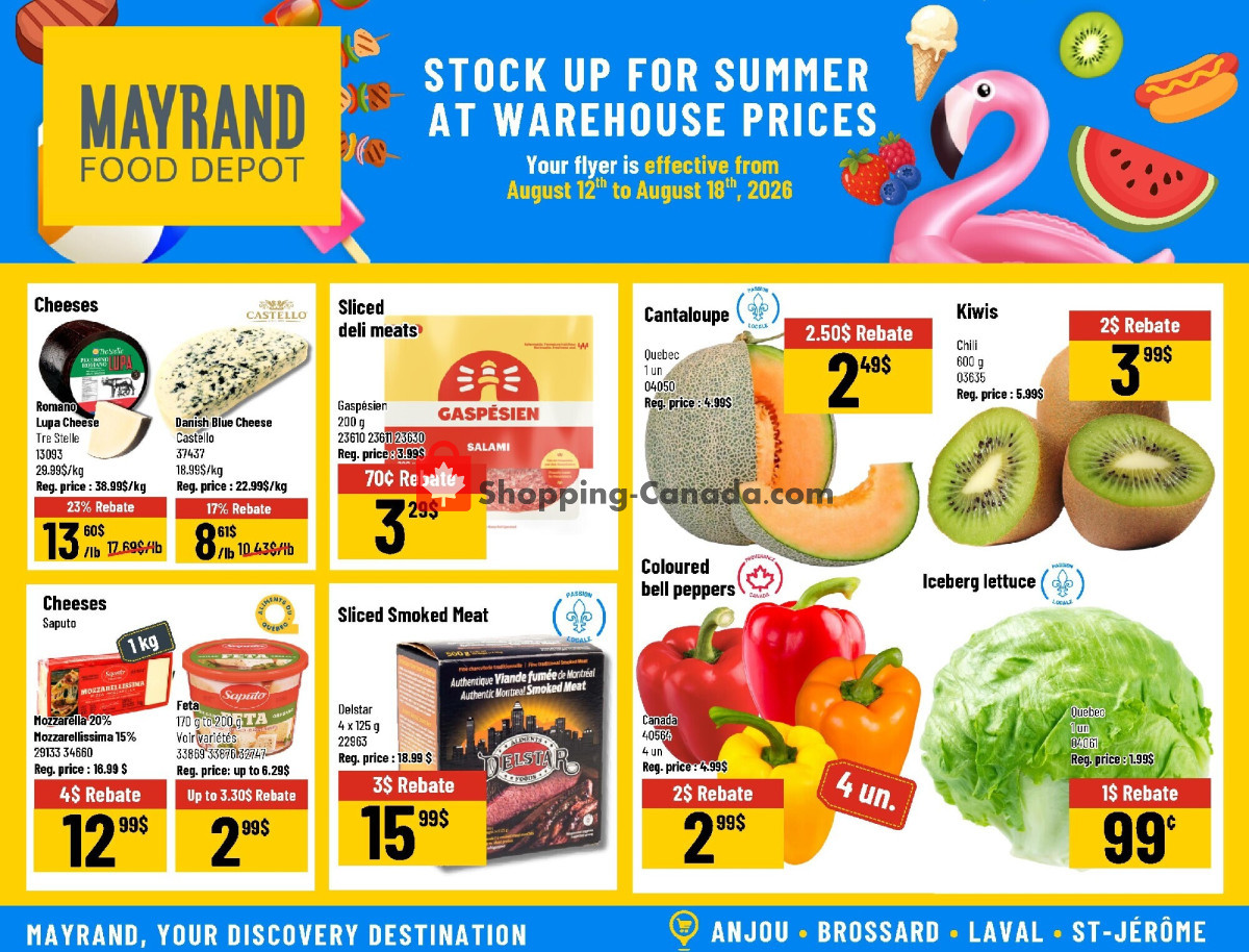 Mayrand flyer from Wednesday August 12, 2026 to Tuesday August 18, 2026 - page 3