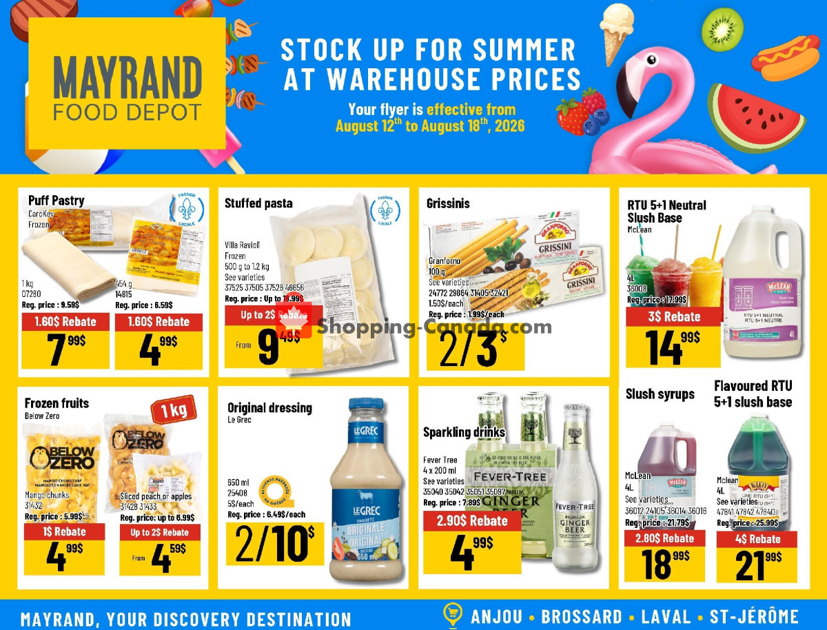 Mayrand flyer from Wednesday August 12, 2026 to Tuesday August 18, 2026 - page 4