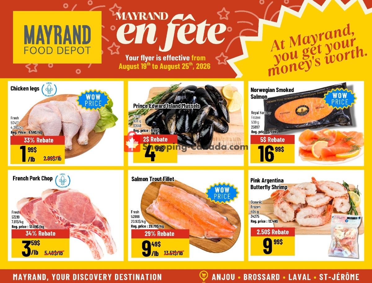 Mayrand flyer from Wednesday August 19, 2026 to Tuesday August 25, 2026 - page 2