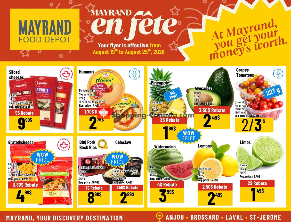 Mayrand flyer from Wednesday August 19, 2026 to Tuesday August 25, 2026 - page 3