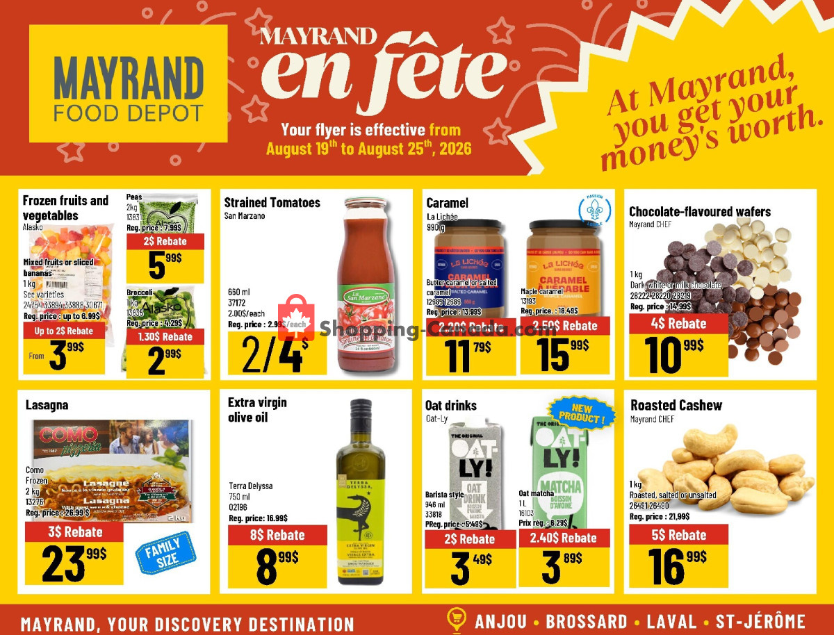 Mayrand flyer from Wednesday August 19, 2026 to Tuesday August 25, 2026 - page 4