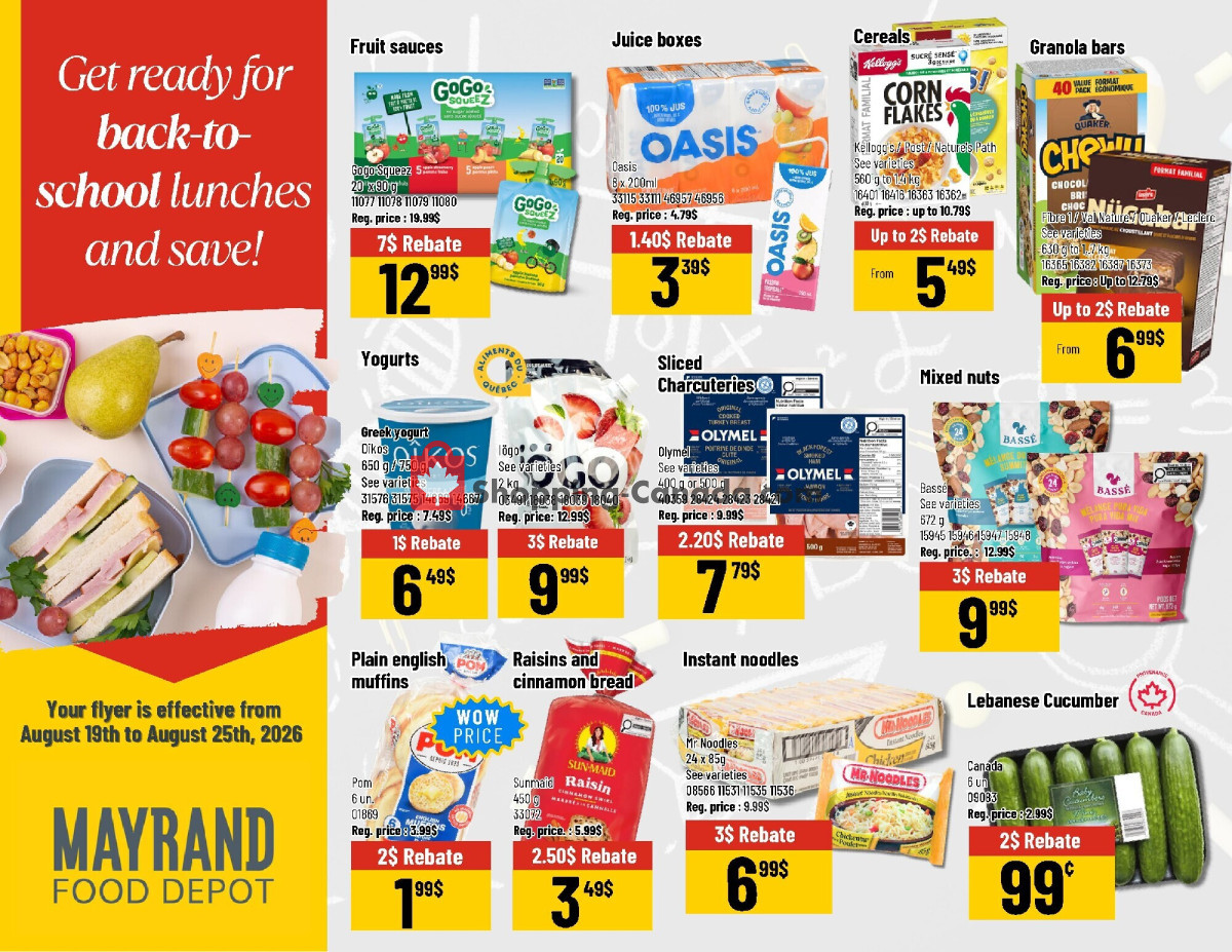 Mayrand flyer from Wednesday August 19, 2026 to Tuesday August 25, 2026 - page 5