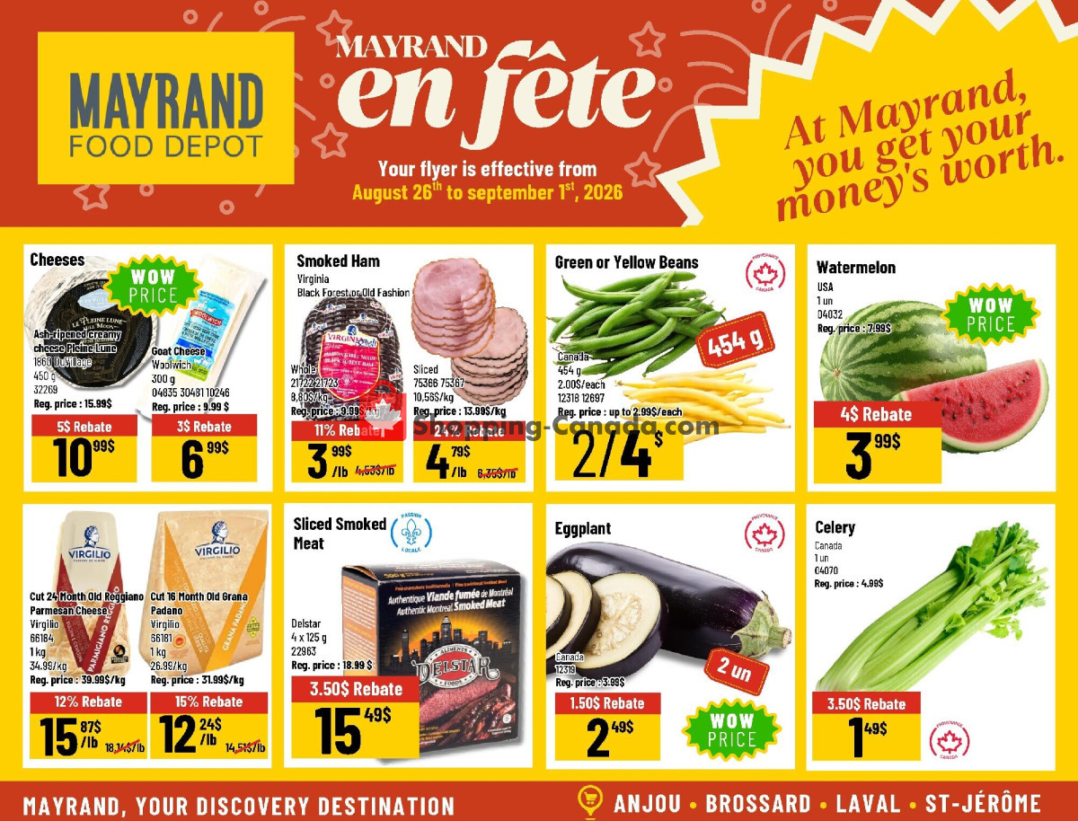 Mayrand flyer from Wednesday August 26, 2026 to Tuesday September 1, 2026 - page 3