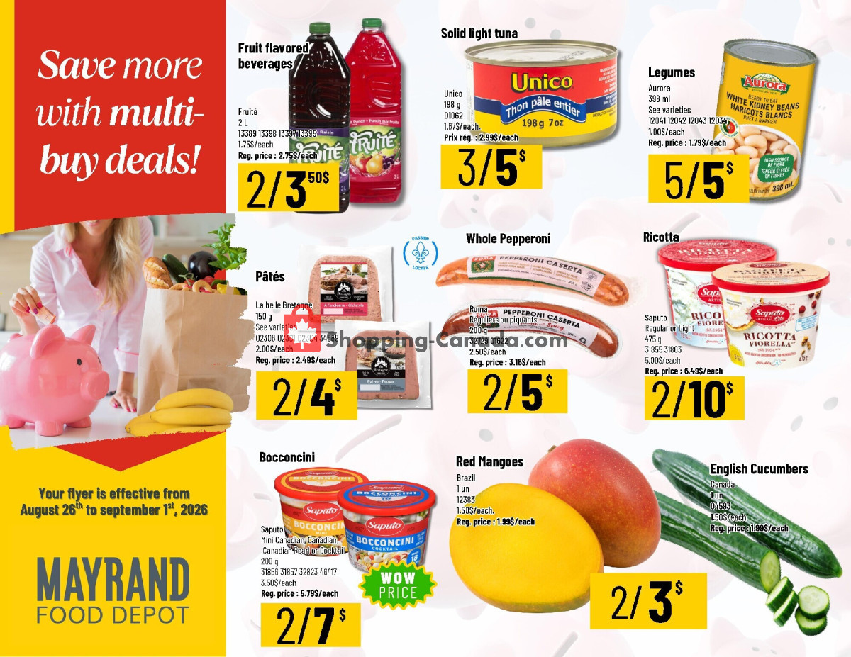 Mayrand flyer from Wednesday August 26, 2026 to Tuesday September 1, 2026 - page 5