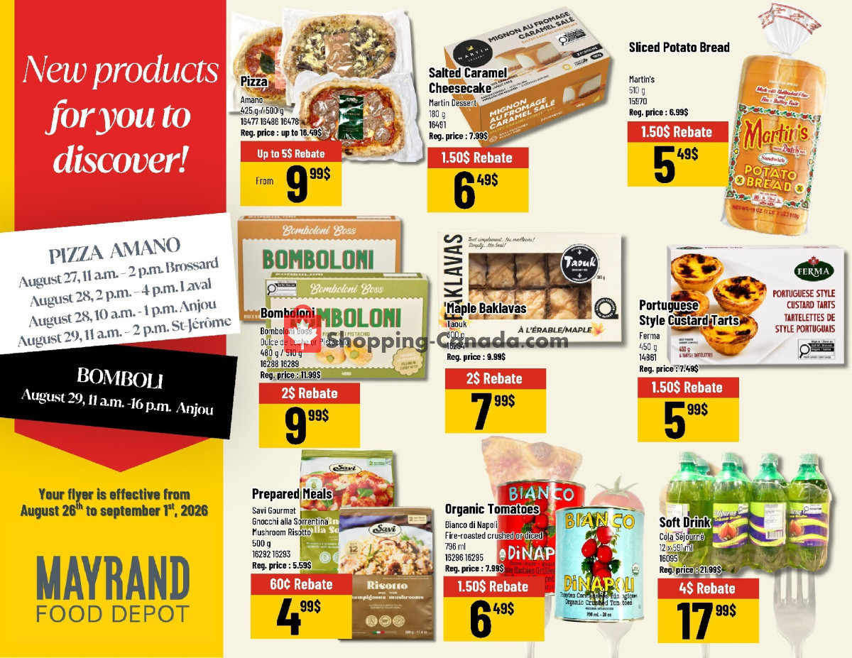 Mayrand flyer from Wednesday August 26, 2026 to Tuesday September 1, 2026 - page 6