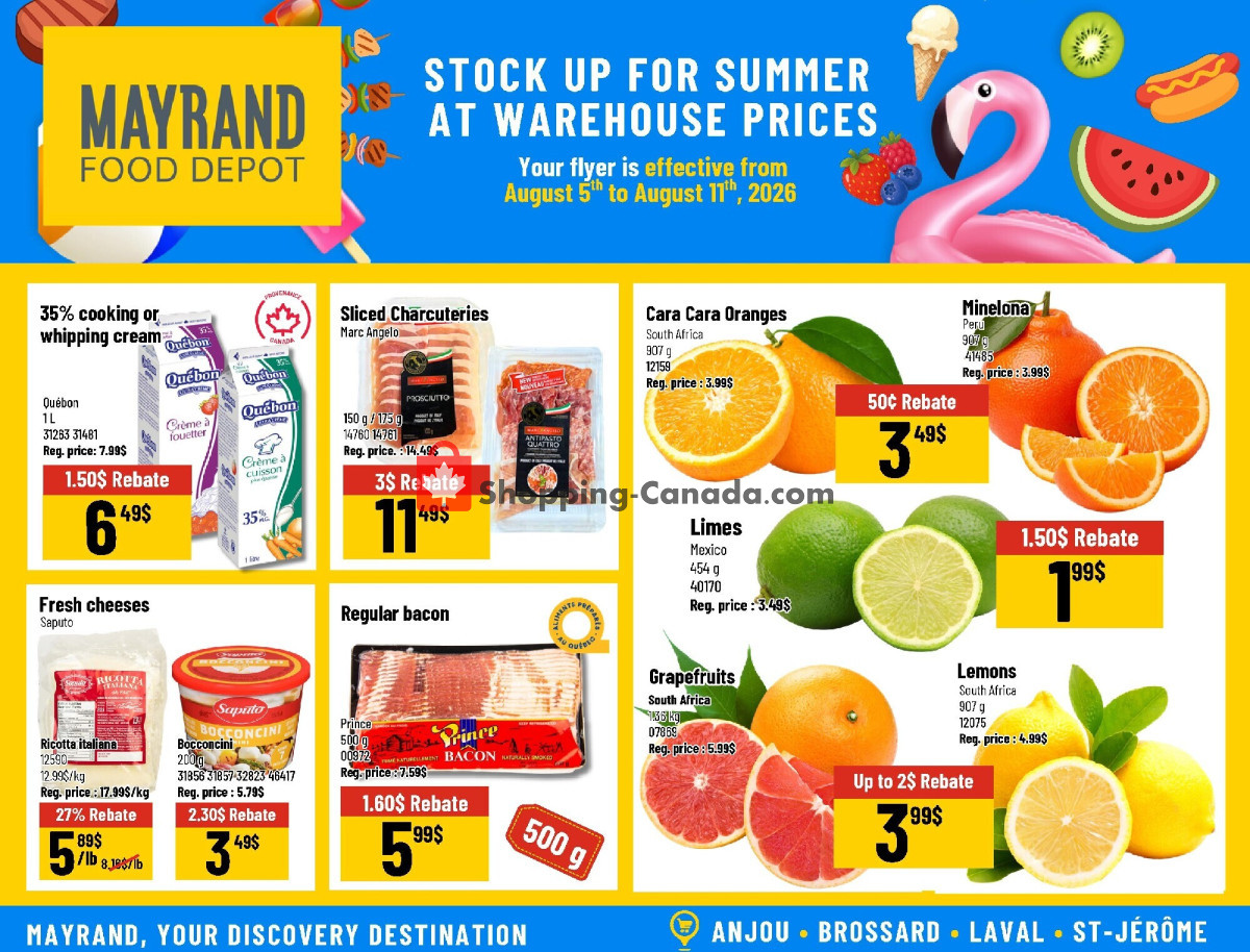 Mayrand flyer from Wednesday August 5, 2026 to Tuesday August 11, 2026 - page 3
