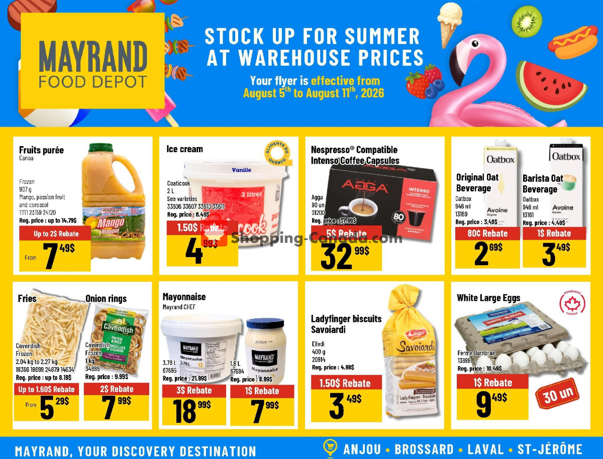 Mayrand flyer from Wednesday August 5, 2026 to Tuesday August 11, 2026 - page 4