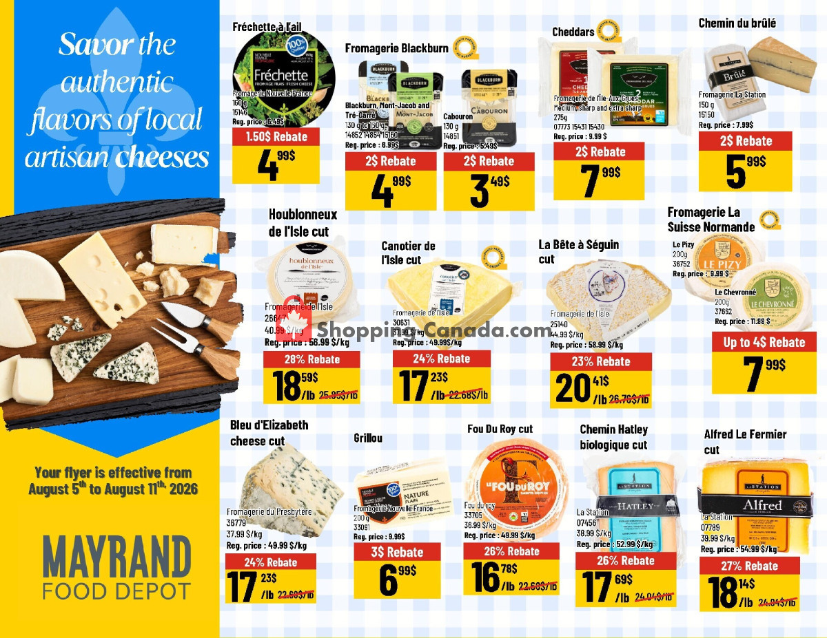 Mayrand flyer from Wednesday August 5, 2026 to Tuesday August 11, 2026 - page 6