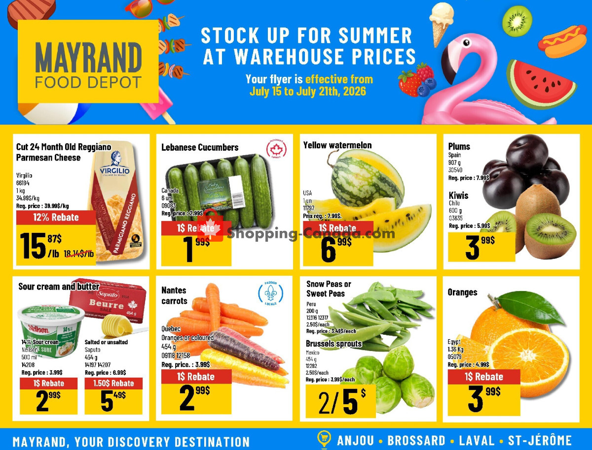 Mayrand flyer from Wednesday July 15, 2026 to Tuesday July 21, 2026 - page 3