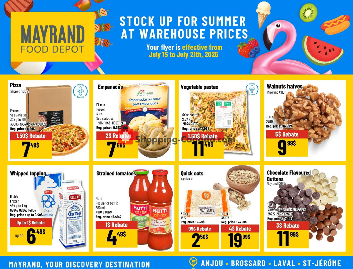 Mayrand flyer from Wednesday July 15, 2026 to Tuesday July 21, 2026 - page 4