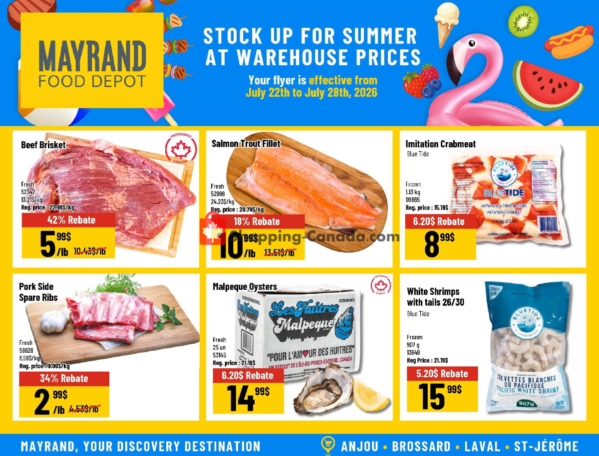 Mayrand flyer from Wednesday July 22, 2026 to Tuesday July 28, 2026 - page 2