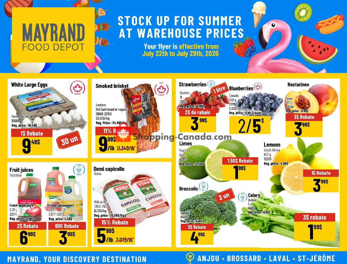 Mayrand flyer from Wednesday July 22, 2026 to Tuesday July 28, 2026 - page 3