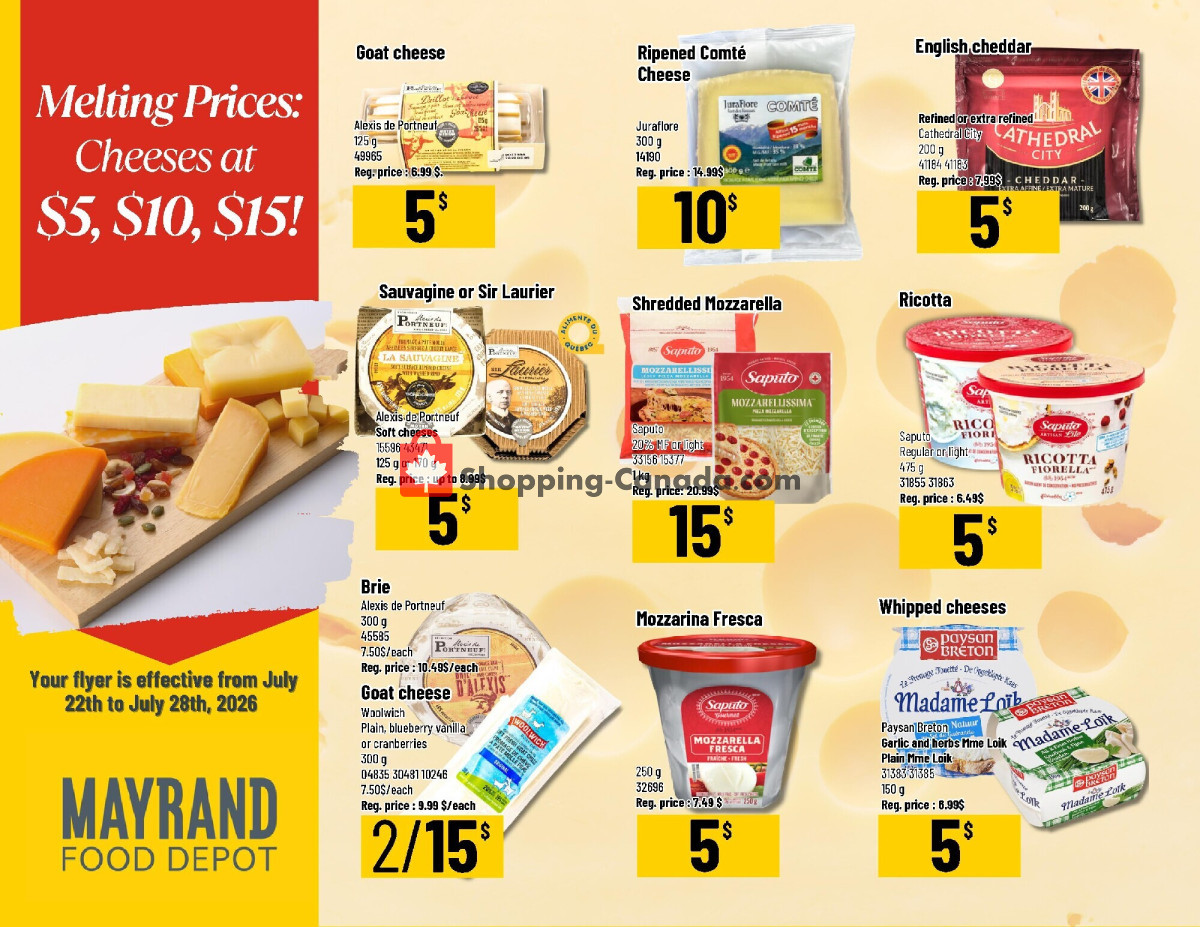 Mayrand flyer from Wednesday July 22, 2026 to Tuesday July 28, 2026 - page 6