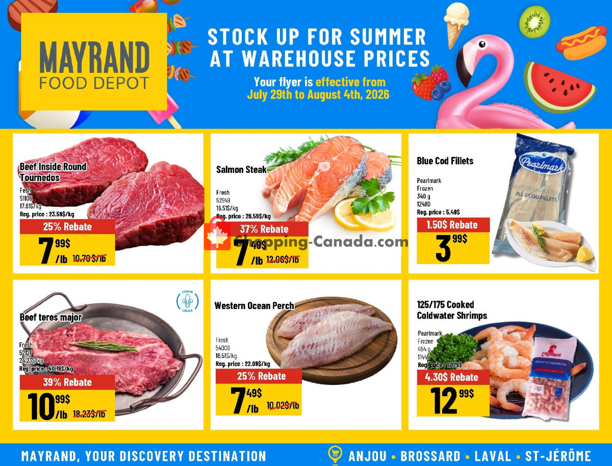 Mayrand flyer from Wednesday July 29, 2026 to Tuesday August 4, 2026 - page 2