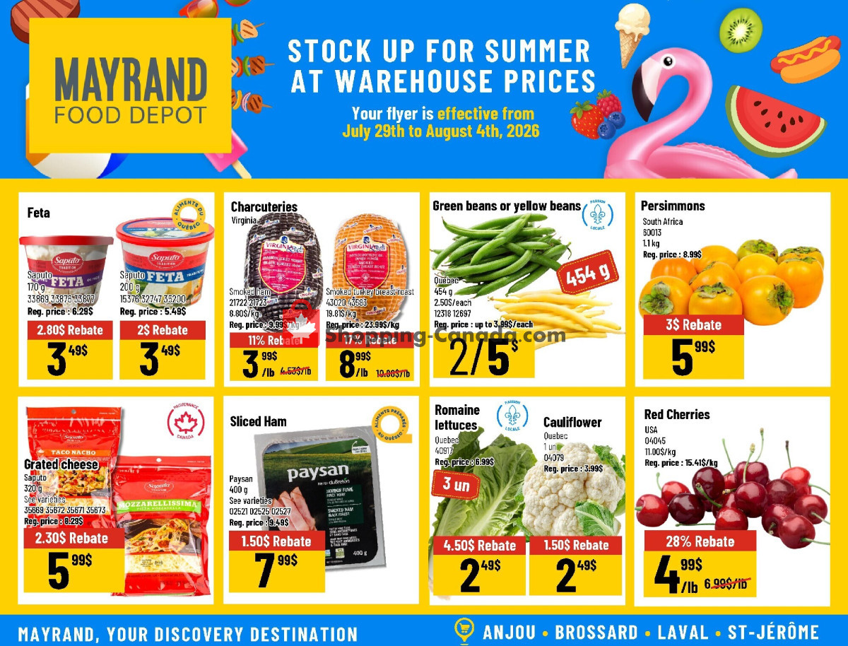Mayrand flyer from Wednesday July 29, 2026 to Tuesday August 4, 2026 - page 3