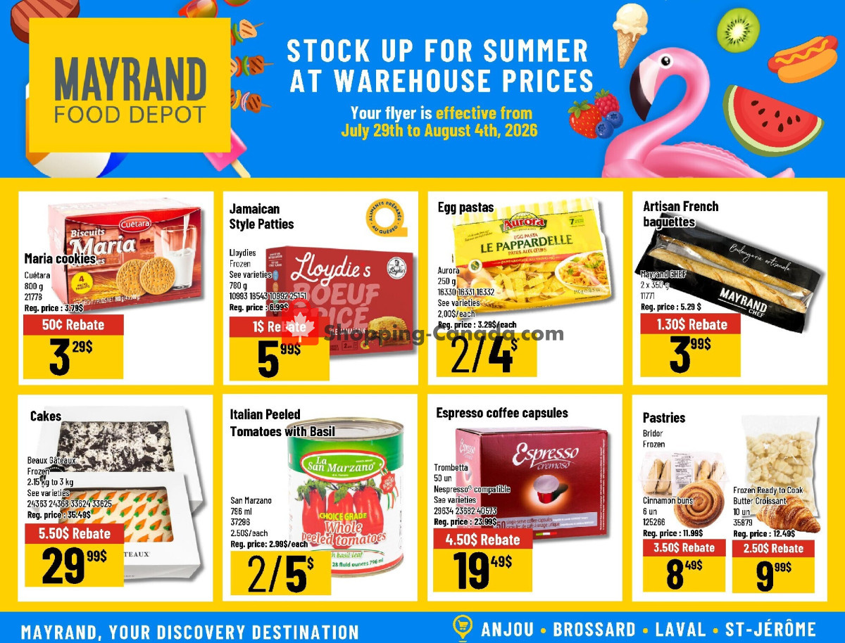 Mayrand flyer from Wednesday July 29, 2026 to Tuesday August 4, 2026 - page 4