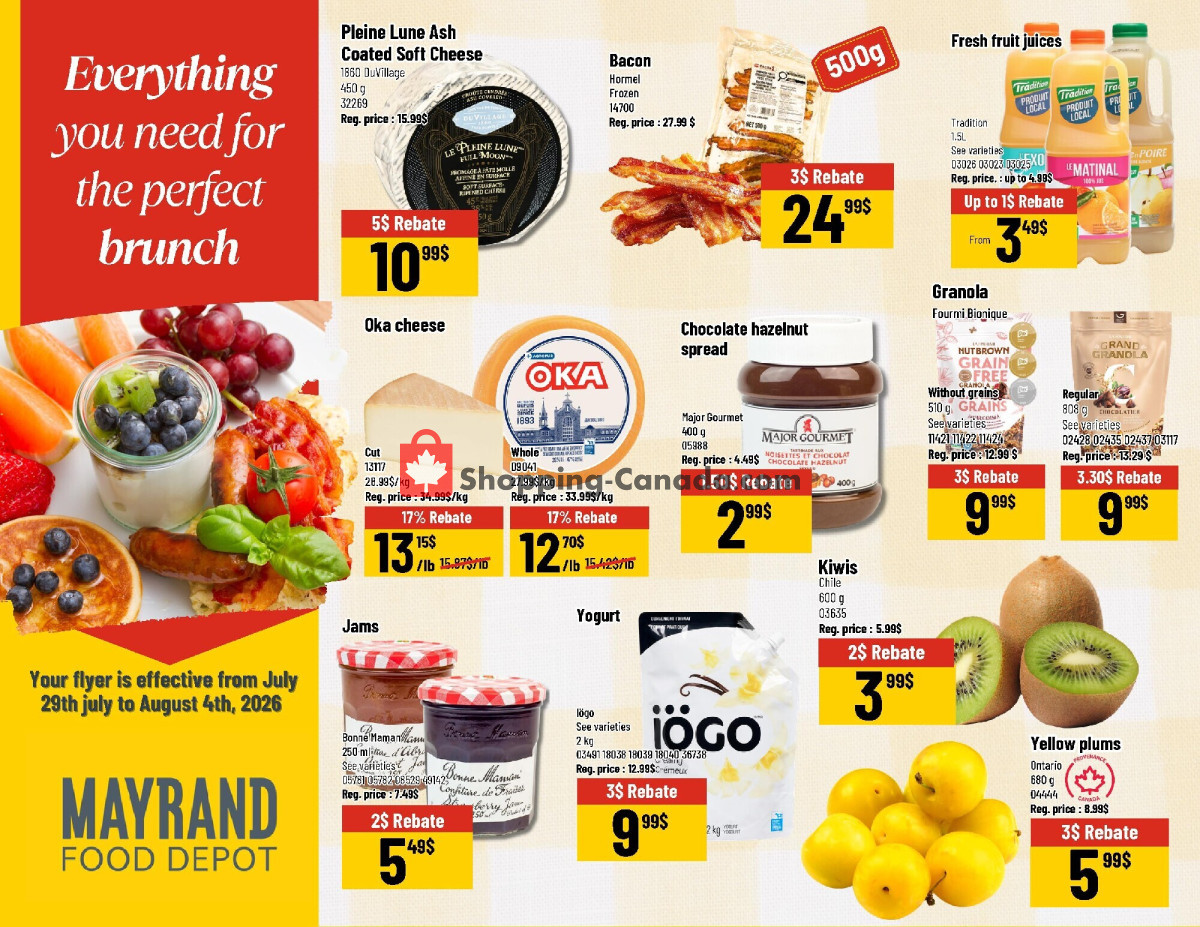 Mayrand flyer from Wednesday July 29, 2026 to Tuesday August 4, 2026 - page 5