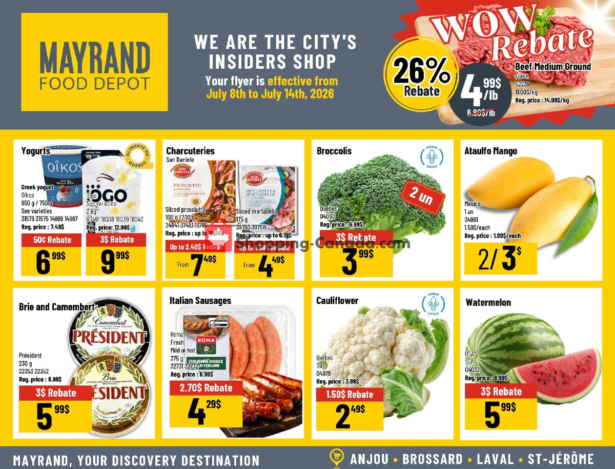 Mayrand flyer from Wednesday July 8, 2026 to Tuesday July 14, 2026 - page 3