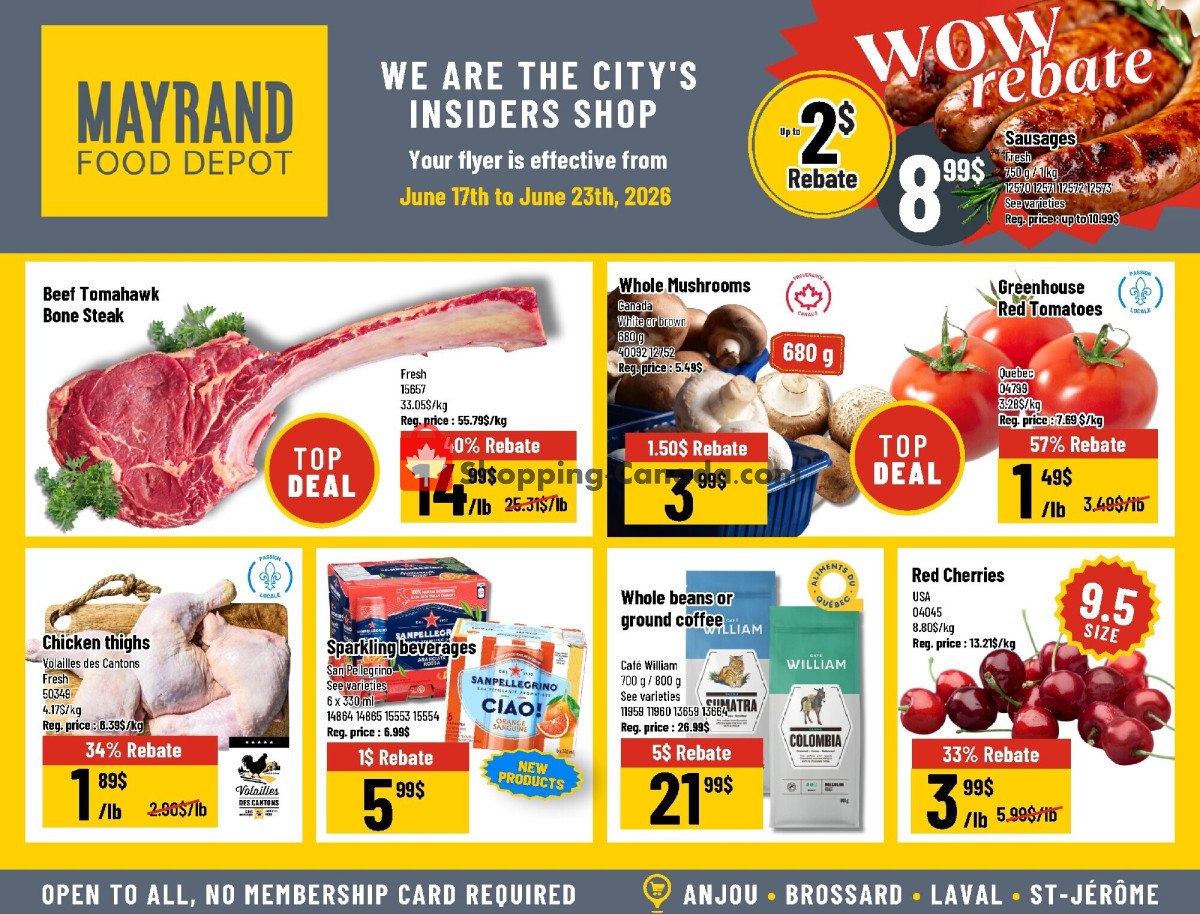 Mayrand flyer from Wednesday June 17, 2026 to Tuesday June 23, 2026 - page 1
