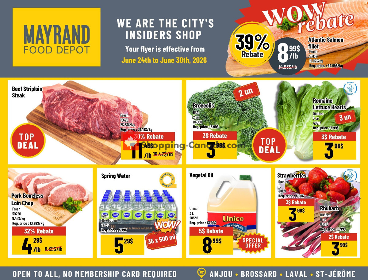 Mayrand flyer from Wednesday June 24, 2026 to Tuesday June 30, 2026 - page 1