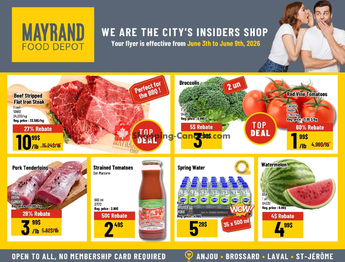 Mayrand flyer from Wednesday June 3, 2026 to Tuesday June 9, 2026 - page 1