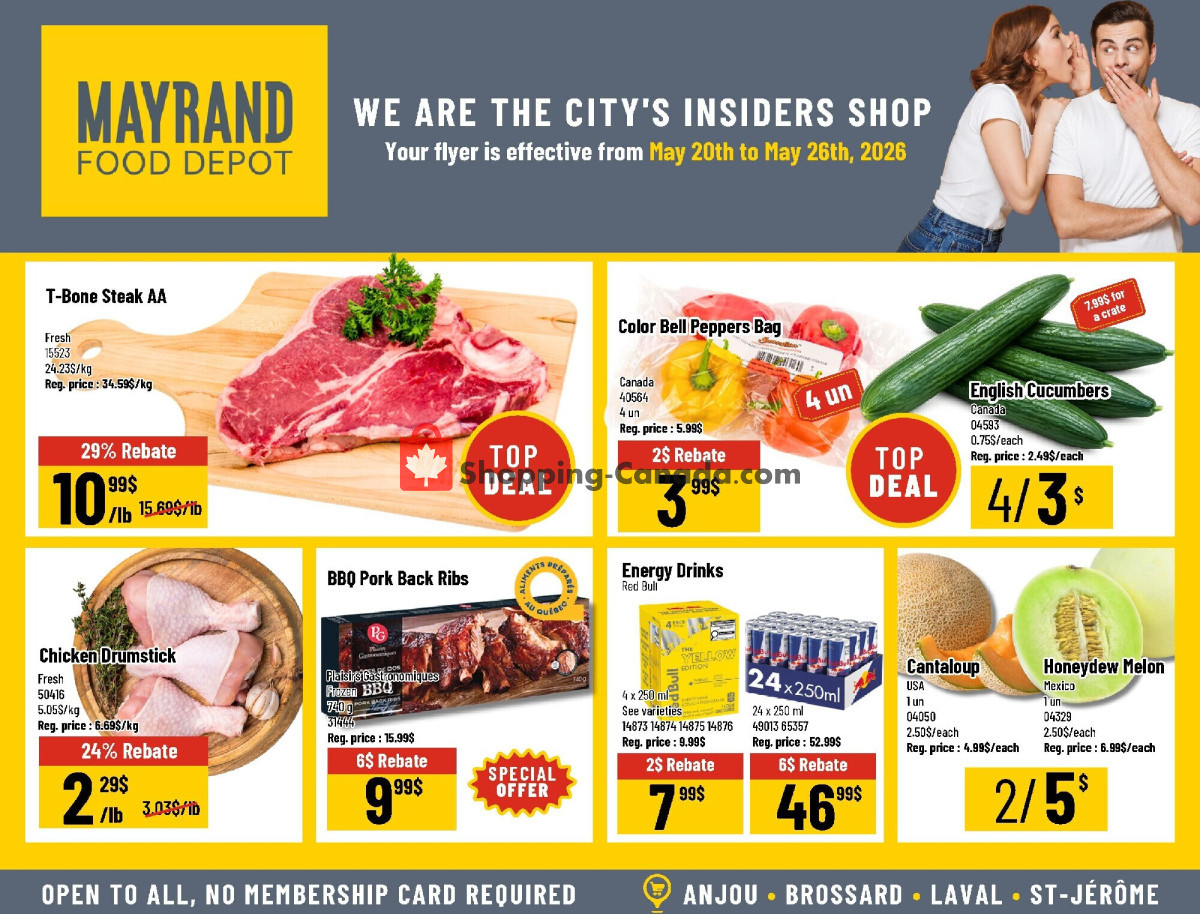Mayrand flyer from Wednesday May 20, 2026 to Tuesday May 26, 2026 - page 1