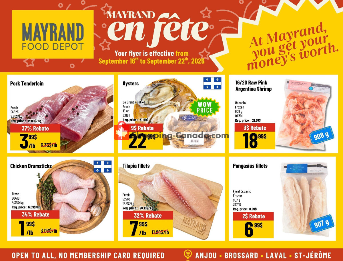 Mayrand flyer from Wednesday September 16, 2026 to Tuesday September 22, 2026 - page 2