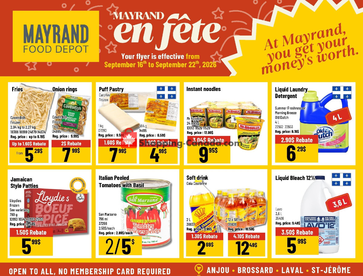 Mayrand flyer from Wednesday September 16, 2026 to Tuesday September 22, 2026 - page 4