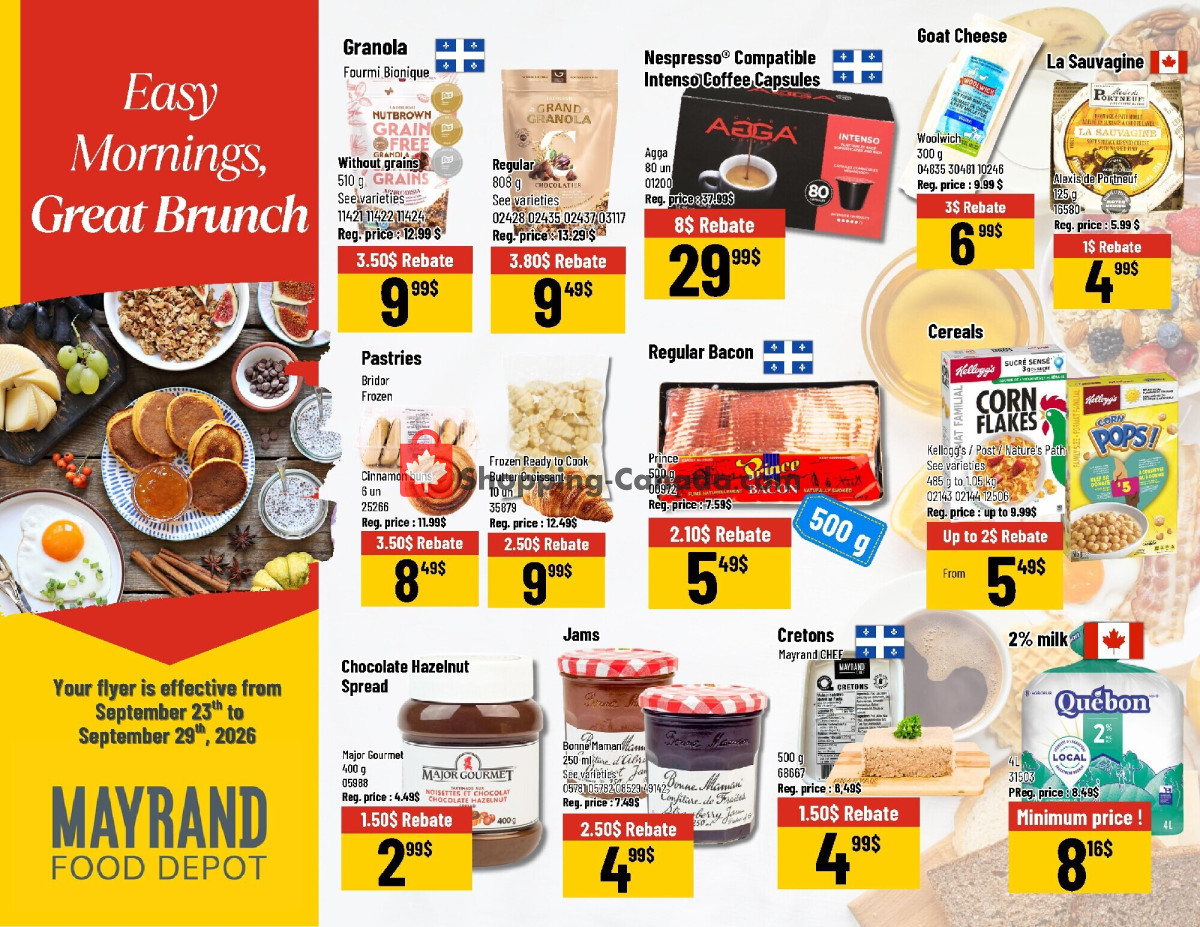 Mayrand flyer from Wednesday September 23, 2026 to Tuesday September 29, 2026 - page 5