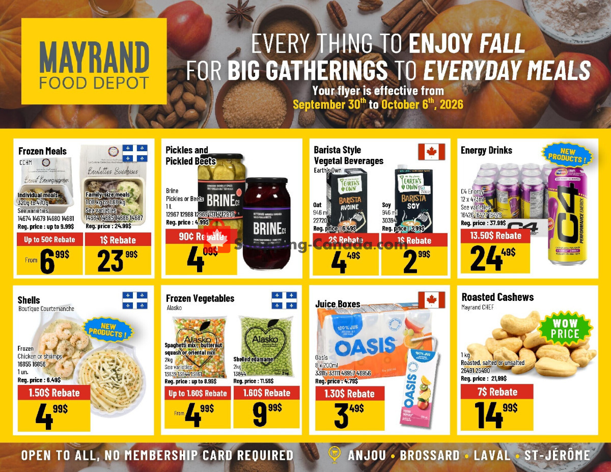 Mayrand flyer from Wednesday September 30, 2026 to Tuesday October 6, 2026 - page 4