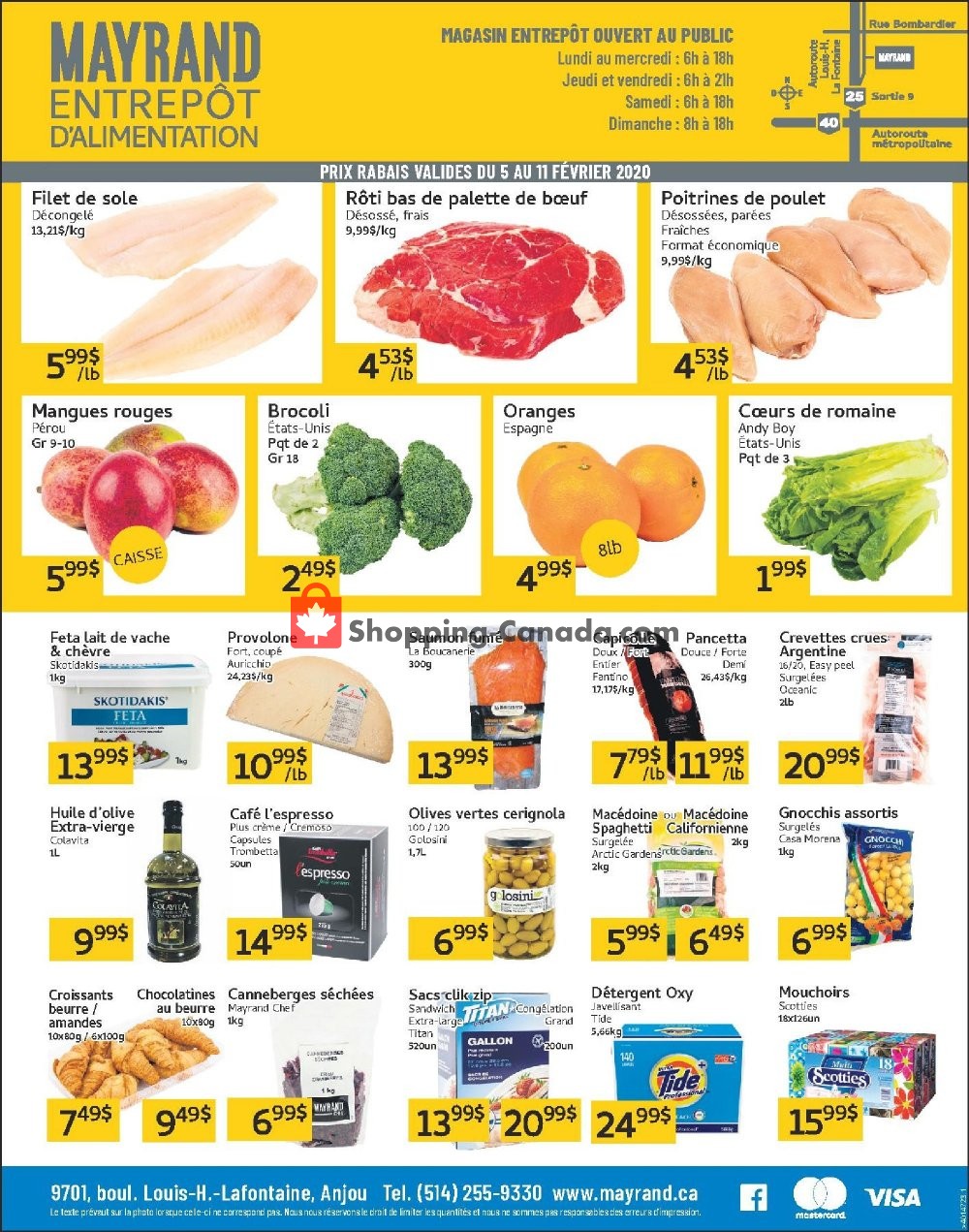 Mayrand flyer from Wednesday February 5, 2020 to Tuesday February 11, 2020 - page 1