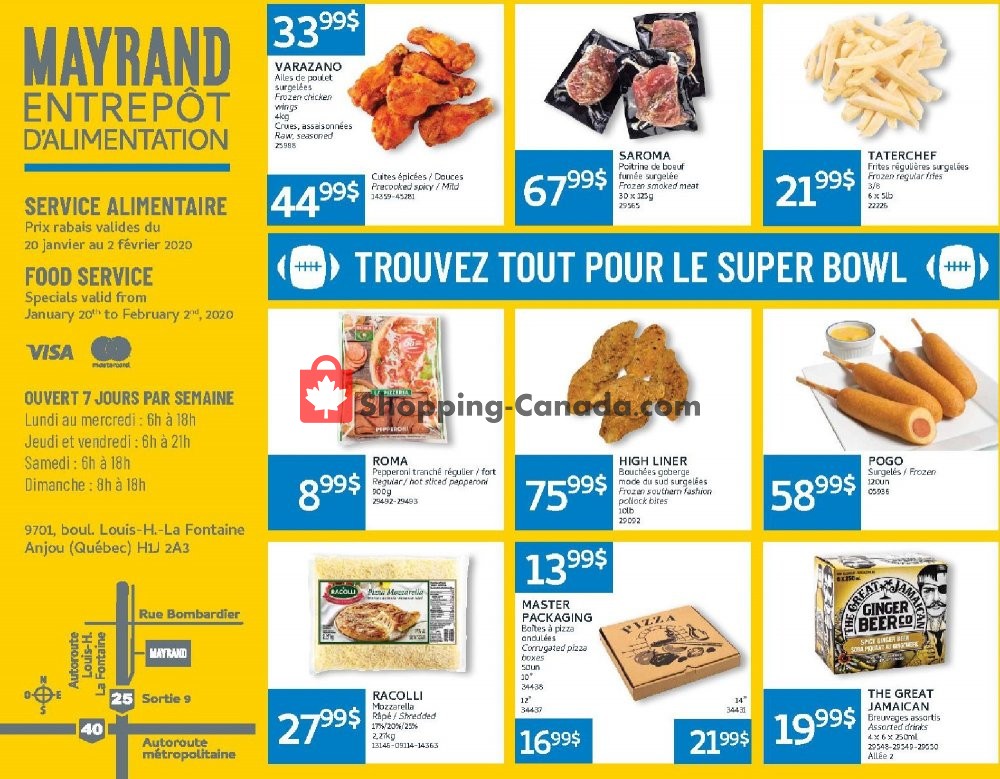 Mayrand flyer from Monday January 20, 2020 to Sunday February 2, 2020 - page 1