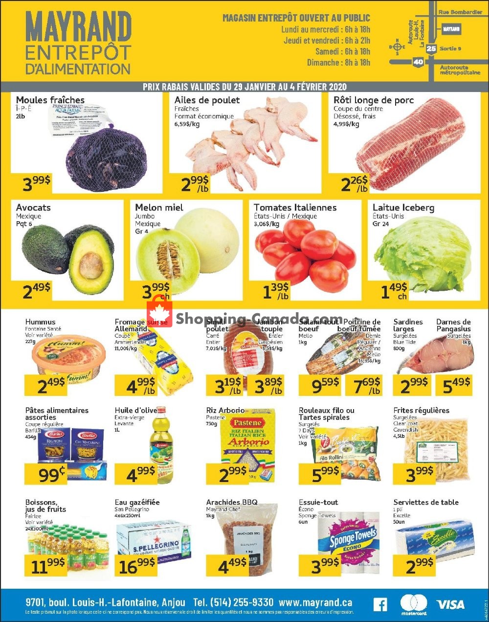 Mayrand flyer from Wednesday January 29, 2020 to Tuesday February 4, 2020 - page 1