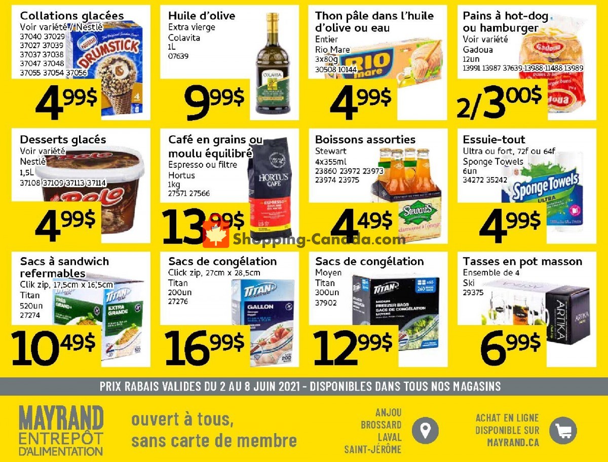 Mayrand flyer from Wednesday June 2, 2021 to Tuesday June 8, 2021 - page 3