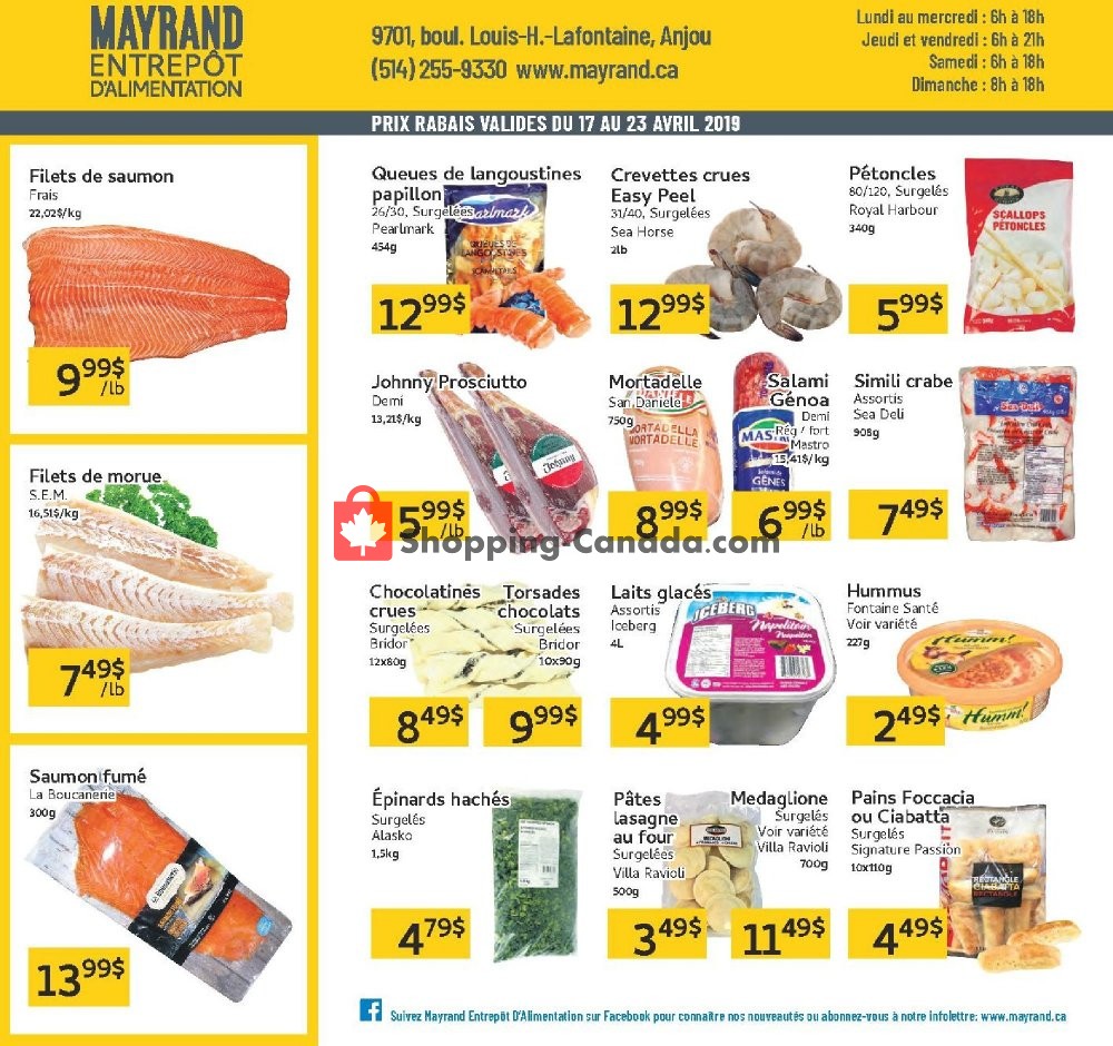 Mayrand flyer from Wednesday April 17, 2019 to Tuesday April 23, 2019 - page 2