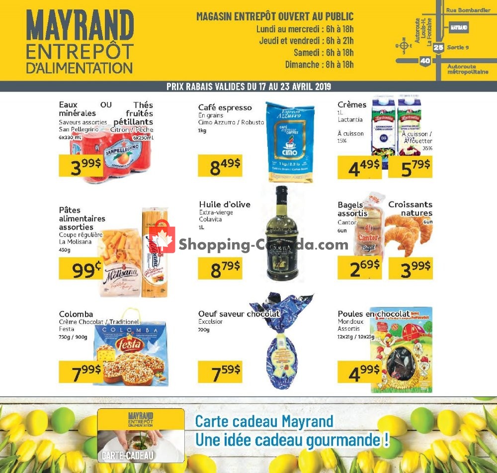 Mayrand flyer from Wednesday April 17, 2019 to Tuesday April 23, 2019 - page 4