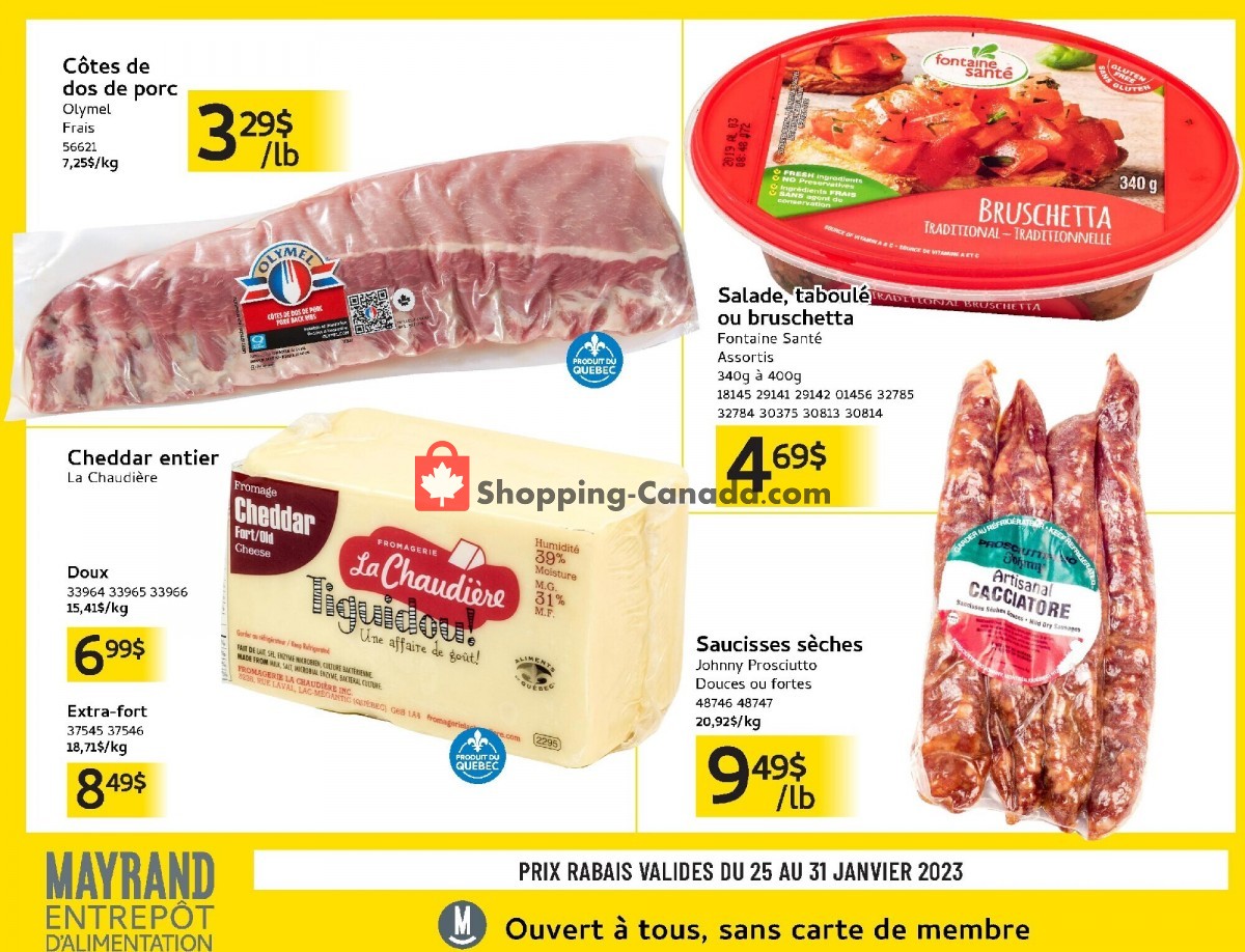 Mayrand flyer from Wednesday January 25, 2023 to Tuesday January 31, 2023 - page 6