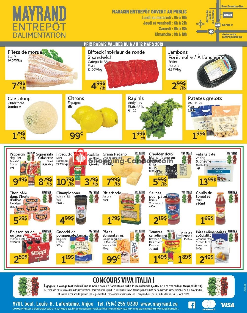 Mayrand flyer from Wednesday March 6, 2019 to Tuesday March 12, 2019 - page 1