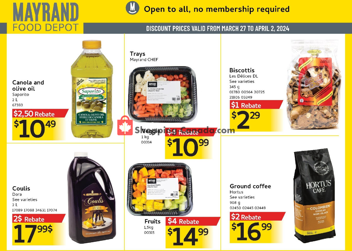 Mayrand flyer from Wednesday March 27, 2024 to Tuesday April 2, 2024 - page 4