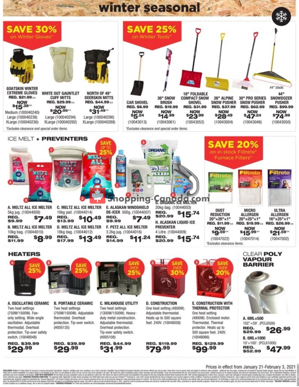 McMunn & Yates flyer from Thursday January 21, 2021 to Wednesday February 3, 2021 - page 4