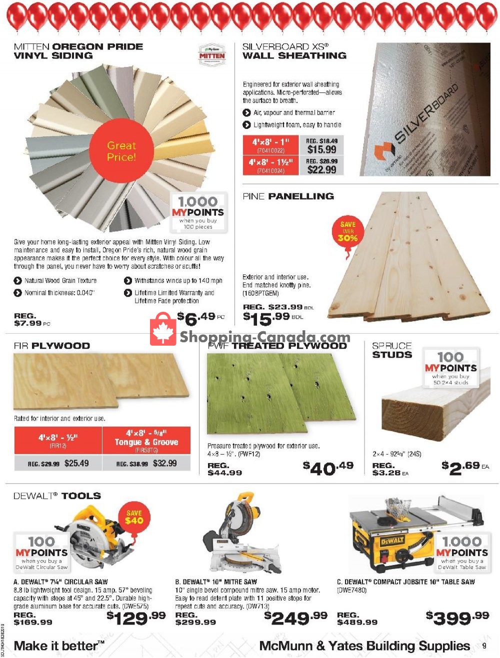 McMunn & Yates flyer from Thursday April 18, 2019 to Sunday April 28, 2019 - page 9