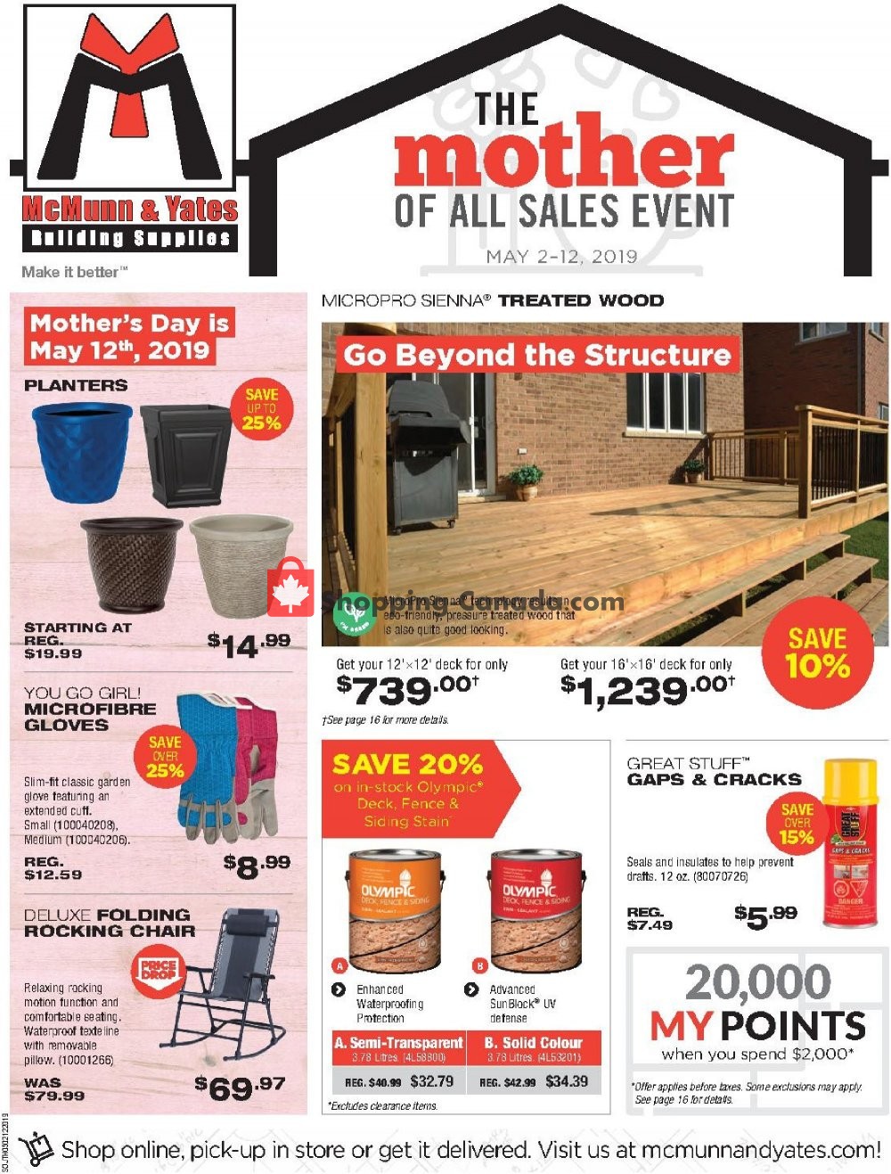 McMunn & Yates flyer from Thursday May 2, 2019 to Sunday May 12, 2019 - page 1